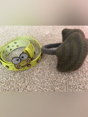 Keroppi Belt and Star Ear muffs
